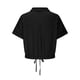 thumbnail image 5 of Vestidos Casuales Para Mujer, Blusas De Mujer De Moda Blusa corta de lino con solapa y botones sueltos para mujer, ropa de trabajo de verano, 5 of 6