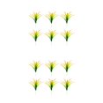 thumbnail image 3 of Billuyoard 6 piezas de plantas artificiales, ramas de hojas falsas, plantas de hojas de plástico, de casa, ventana, arreglo de porche colgante Type1 NO1, 3 of 6