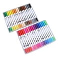 thumbnail image 3 of Rotuladores de pincel de doble punta de 36 colores, rotuladores de pincel doble de cabeza suave, juego de rotuladores de acuarela para niños y adultos para colorear y pintar, 3 of 15