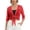 Red, variant on Women Cardigan Cover Up 3/4 Pleated Sleeves Casual Coverups Solid Color Sheer Chiffon Shrug Swimwear Cover Ups Tie Front Tops Sheer Jacket Summer Outfits Brown M