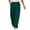 （Green）, variant on CYiJun Womens Flowy Pants Drawstring Waist Wide Leg Palazzo Beach Pants Loose Fit with Pockets
