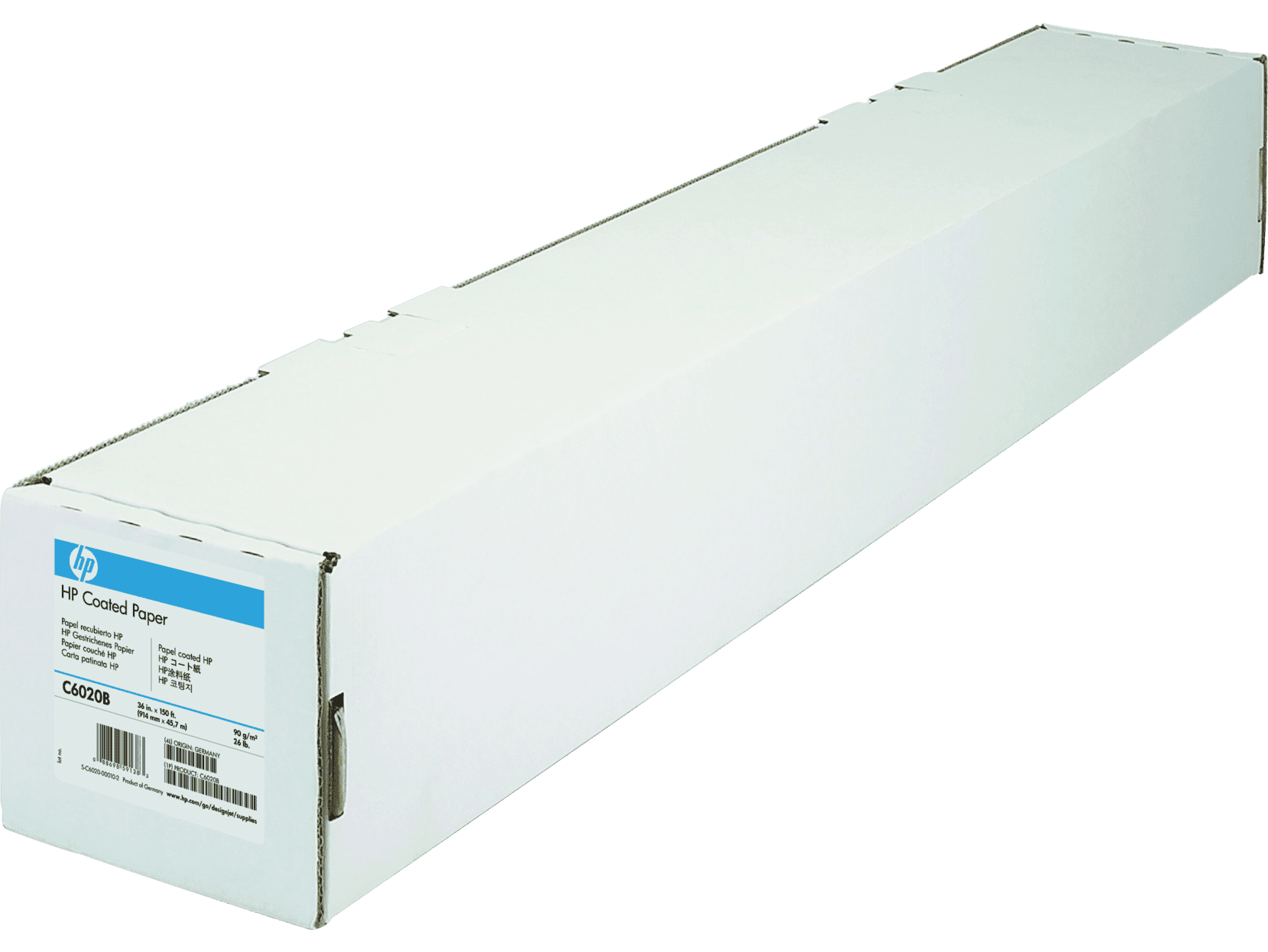 HP Designjet Inkjet Large Format Paper-914 mm x 45.7 m (36 in x 150 ft)