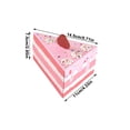 thumbnail image 3 of Guozer 8Pcs Candy Gift Box Favors Box for Birthday Party, Wedding - Triangles Cake Shape, 3 of 6