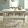 thumbnail image 5 of Grain Wood Furniture Valerie Solid Wood Bench, Off-White, 5 of 5