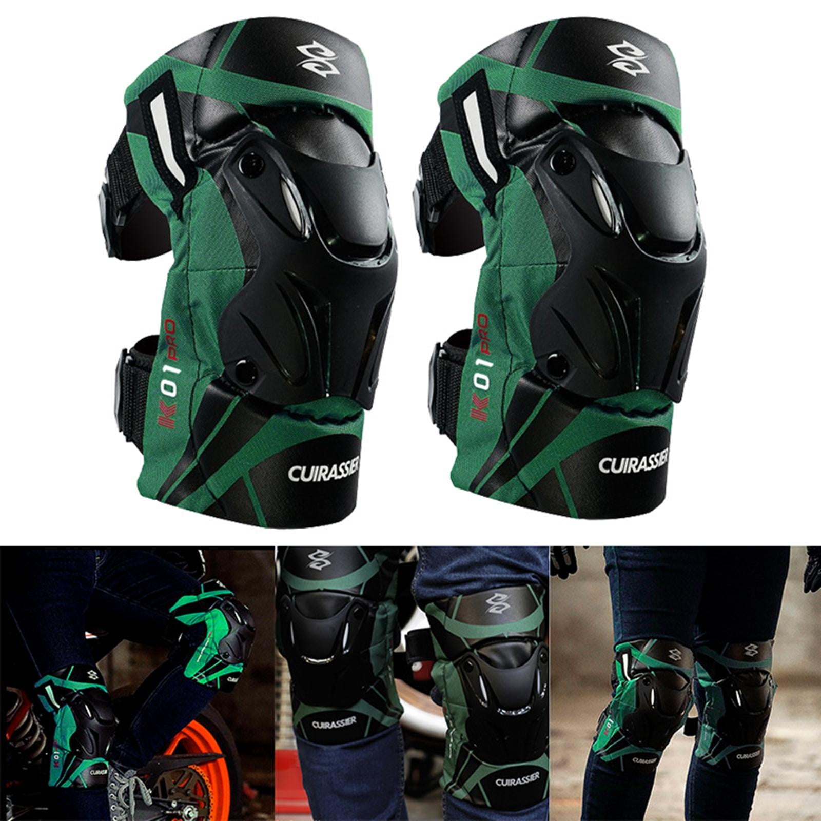Scoyco Genouillères de moto pour adultes, antidérapantes, genouillères réglables pour sports motorisés Scoyco Genouillères de moto pour adultes, antidérapantes, genouillères réglables pour sports motorisés