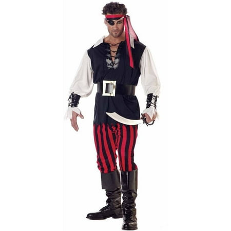 Cutthroat Pirate Men's Adult Halloween Costume (Best Female Pirate Costumes)