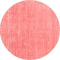 thumbnail image 1 of Ahgly Company Indoor Round Oriental Red Industrial Area Rugs, 3' Round, 1 of 4