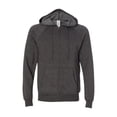thumbnail image 2 of Independent Trading Co. Special Blend Raglan Full-Zip Hooded Sweatshirt, 2 of 3