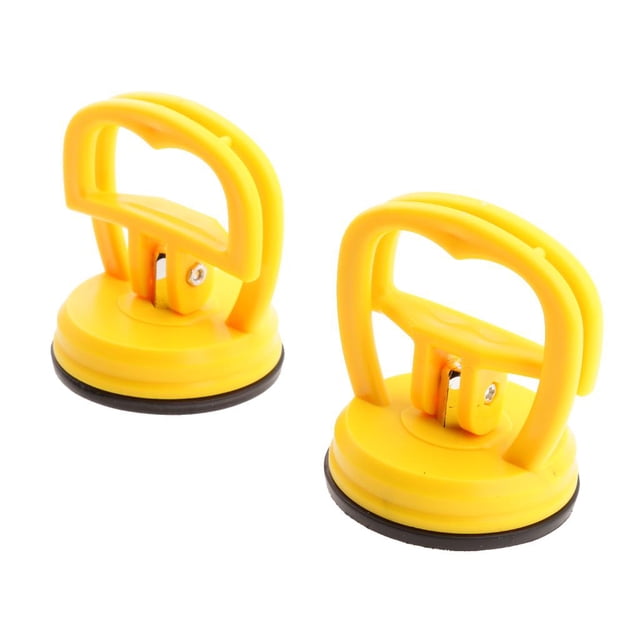 Desmontaje de 2 paquetes Herramienta de reparación de ventosa de resistencia Herramienta de apertura de pantalla LCD para Tablet Telé Amarillo CUTICAT Ventosa de la pantalla del teléfono