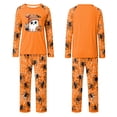 thumbnail image 4 of Matching Halloween Pajamas Set for Whole Family, Breathable Long Sleeve Halloween Family Pajamas with Ghost Hat Pumpkin Print, Fun Family Halloween Pajama Set Party, 4 of 4