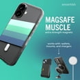 thumbnail image 3 of Smartish® iPhone 17 MagSafe Clear Case - Gripmunk Magnetic Slim Case [Lightweight + Protective] Anti-Yellowing Thin Grip Clear Cover for Apple iPhone 17 - Deep End, 3 of 9