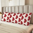 thumbnail image 6 of Bingfone Body Pillow Cover Long Pillow Case With Zipper Decorative Bedding Pillowcase 20"X54" Soft Cushion Pillow Case For Bedroom-Love, 6 of 8