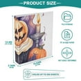 thumbnail image 5 of Halloween Pumpkins Candles 3 Ring Binders 1.5 inch Hardcover File Folders with Interior Pockets A4 Size Organizer for School Office Hospital Set of 2, 5 of 8