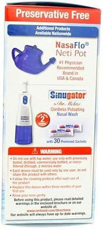 NeilMed Sinus Rinse Premixed Refill Packets 100 Each (Pack of 3)