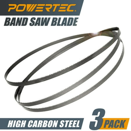 

POWERTEC High Carbon Bandsaw Blade 70.5 in. x 1/2 in. x .025 x 14tpi for Craftsman 10 Bandsaw 3 Pack 13184-3P