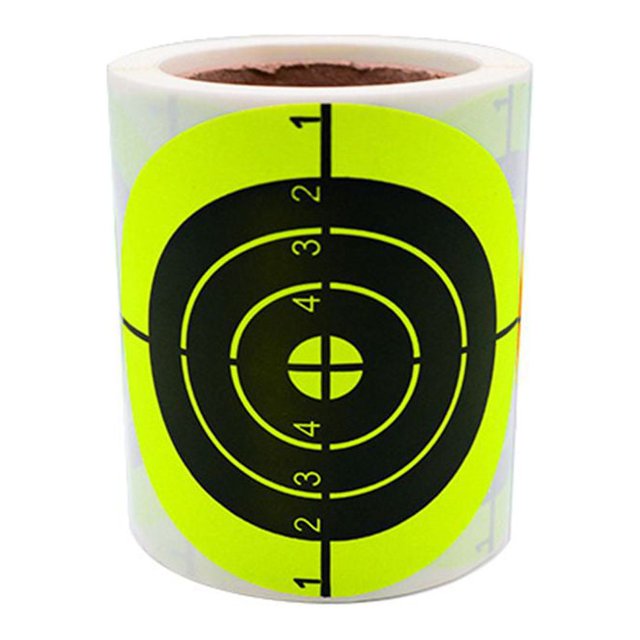 Outdoor Self Adhesive Reactive 200Pcs/Roll Targets Stickers Hunting