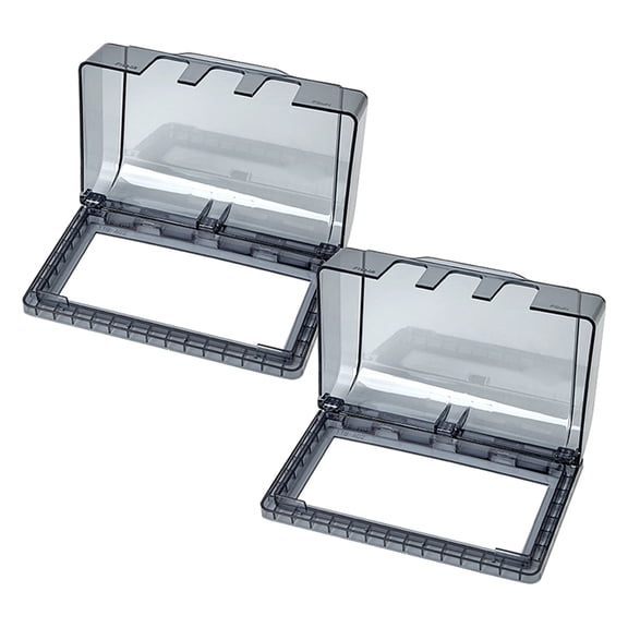 OUNONA 2-Pack Outlet Covers, Wall Socket Protectors for Child Safety and Electrical