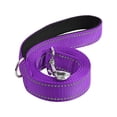 thumbnail image 1 of QJUHUNG Reflective Dog Leash Dog Training Leash Nylon Braided 6ft Heavy Duty with D for Large and Medium Dogs Comfortable for Running Training rose red, 1 of 9
