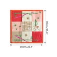 thumbnail image 3 of INSPIRAR CHIC Bufanda Cuadrada Impresa Floral para Mujeres 35" Gran Bufanda de Satén Sedoso para la Cabeza Bandanas Roja 90x90cm/35.4x35.4", 3 of 6
