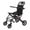 without pull rod, variant on Tereitr Manual Wheelchair for Elderly, Lightweight Foldable Transport Chair, Travel Wheelchair with Support 220lbs, Hand Brake Adult Wheelchair without Pull Bar