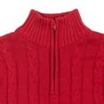 thumbnail image 3 of Cozeeme Toddler Boys Half Zip Long Sleeve Sweater Toddler to Big Kid, 3 of 5