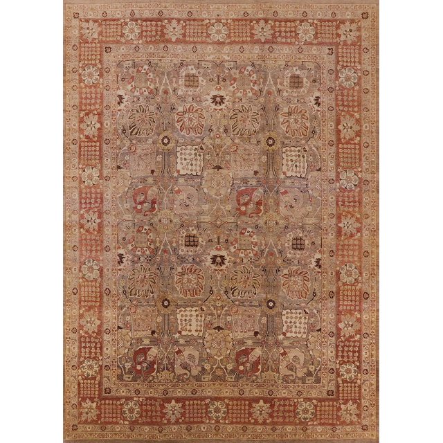 Ahgly Company Machine Washable Indoor Rectangle Industrial Modern Mahogany Brown Area Rugs, 8' x 10'