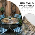 thumbnail image 2 of Autumn Forest Deer Round Tablecloth for 36-44 Inch Tables, Fitted Table Cover with Elastic Edge, Elk River Mountain Waterproof Outdoor Table Cloth Protector for Patio Garden Dinner Picnic, 2 of 9