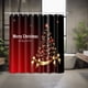 thumbnail image 3 of Cortina de Ducha de Navidad,Varios Patrones de Impresión Digital Cortina de Baño de Poliéster 120x180cm,Secado Rápido con Canales Metálicos para Fácil Instalación Y Cuidado,Anillos de Cortina de Ducha, 3 of 6