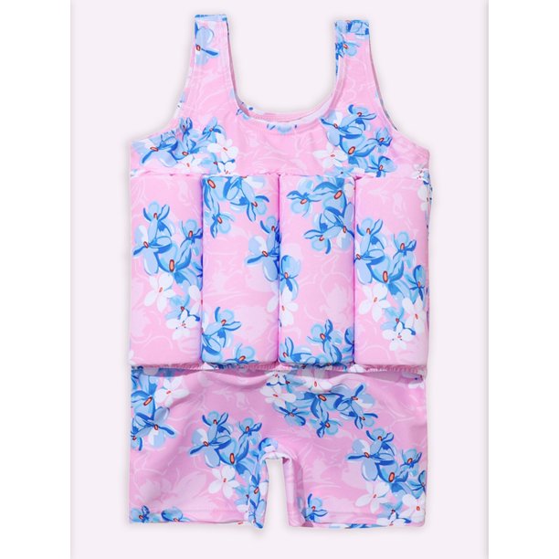 URMAGIC Toddler Little Girls One Piece Flotation Buoyancy Vest Swimsuit