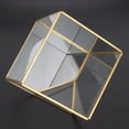 thumbnail image 3 of Verre Fleur Potgold Forme Géométrique Succulentes Plante Conteneur Planteur Performance Fiable, 3 of 5