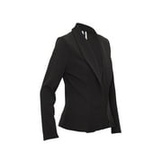 Women's Casual Long Sleeve Solid Open Front Blazer Jacket