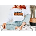 thumbnail image 5 of Basketball Mama Sweatshirt for Women Orange Checkered Basketball Mom Sweater White Sweatshirt Adult Medium, 5 of 5