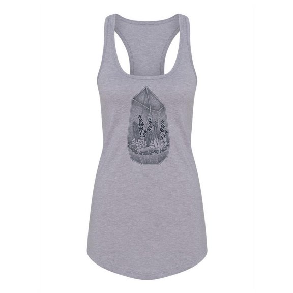 Crystal Terrarium Racerback Tank Women -Image by Shutterstock, Female Medium