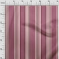 thumbnail image 2 of oneOone Cotton Silk Burgundy Fabric Stripes Sewing Material Print Fabric By The Yard 42 Inch Wide, 2 of 4