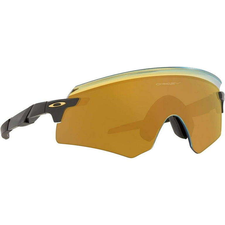 Oakley Encoder OO9471-0436 Baseball Sunglasses (Matte Carbon/Prizm 24k) 