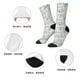 thumbnail image 5 of Fotbe white Moose winter tree Calcetas Largas con Estampado para Hombre y Mujer – Calcetas de Compresión Transpirables y Elásticas, Viajar y Uso Diario Talla 5-11, 5 of 6