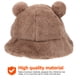 thumbnail image 4 of KAKOWELY Gorro de invierno de felpa con orejas de oso para mujer y niña, ideal para exteriores., 4 of 5