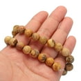 thumbnail image 4 of Uxcell 36 Pcs Natural Stone 10mm Picture Stone Beads Coffee Color Gemstone Beads for Bracelet Necklace Jewelry Making, 4 of 6