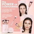 thumbnail image 2 of Pro Face Contour Brush Set - Synthetic Contouring Sculpting and Highlighting Kit - Cream Blush Powder Flat Nose Cheek Round Small Angled Fan Tapered Precision Kabuki Foundation Makeup Brushes, 2 of 4