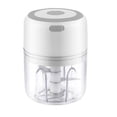 thumbnail image 1 of Mini procesador de alimentos eléctrico, picador de ajo inalámbrico, picador de carne y verduras, picador portátil inalámbrico, cortador de alimentos y potente picadora de chile, (250 ml), 1 of 5