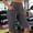 Dark Gray, variant on Women's Knee Length Capri Leggings with Pockets High Waisted Workout Exercise Yoga Capris Pants Khaki S