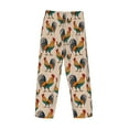 thumbnail image 5 of Goofa Rooster Printed Soft Pajama Pants for Men, Wide Leg Comfy Casual Lounge Yoga Pants-XX-Large, 5 of 9