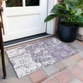 thumbnail image 6 of Addison Rugs Chantille Indoor/Outdoor Transitional Abstract Lavender Washable Rectangle Rug, 1'8" x 2'6", 6 of 6
