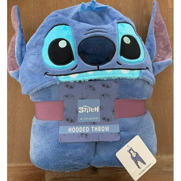 Disney Stitch Hooded Plush Throw Blanket Primark Exclusive