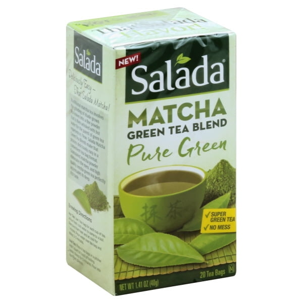 Salada Green Tea Blend Matcha Pure Green, 1.41 OZ
