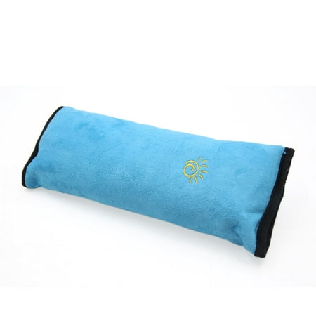 Sky Blue Car Safety Strap Cover Pillow Seat Belt Pad Shoulder