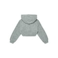 thumbnail image 2 of Weekend Academy Girls Cozy Full Zip Hoodie, Sizes 4-18, 2 of 3