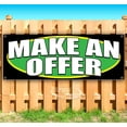 thumbnail image 1 of Make An Offer 13 oz Vinyl Banner With Metal Grommets, 1 of 4