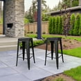 AmeriHome Indoor/Outdoor 30 inch Metal Bar Stool Set 4 Piece