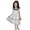 White #01, variant on Nmnitkp Girl Dresses Summer Cute Print Sleeveless Round Necktie Pocket Children's Dress White,9 Years